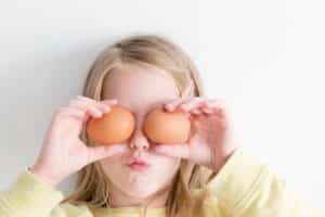 huevos para la nutrición de los bebes